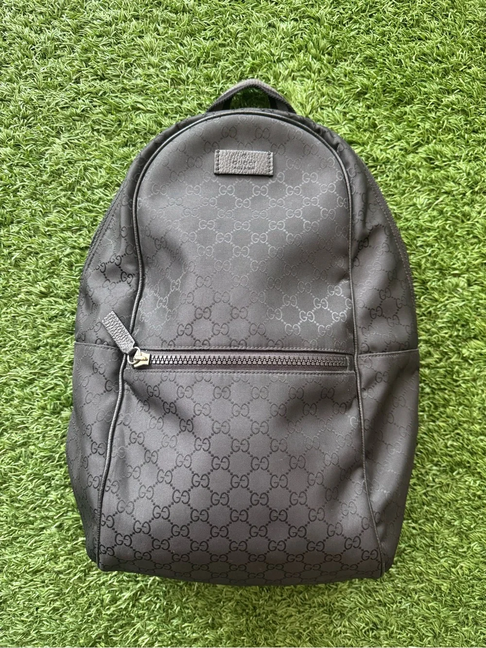 Gucci Men's Gray GG Monogram Backpack